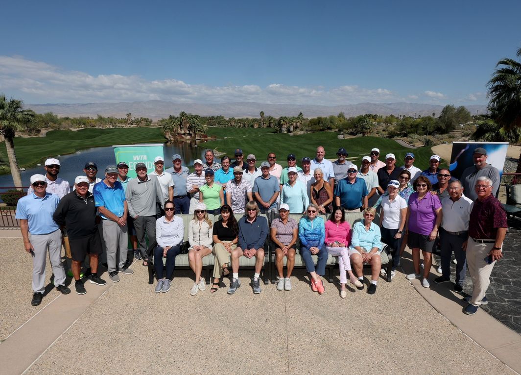 ATP and WTA alumni at the annual golf tournament at Indian Wells