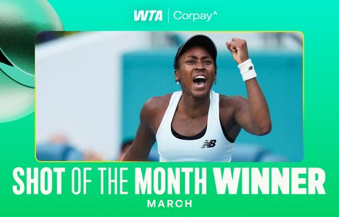 Gauff Shot of the Month