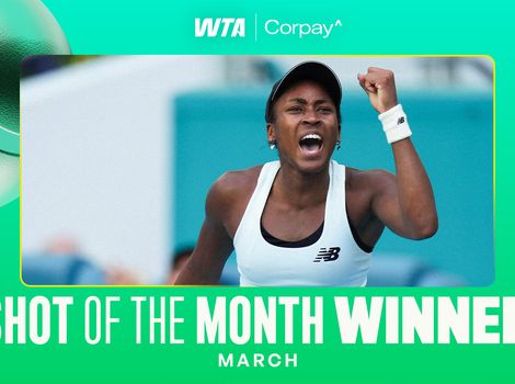 Gauff Shot of the Month
