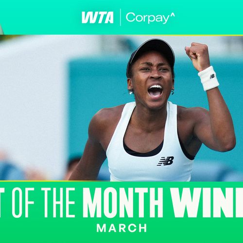 Gauff Shot of the Month