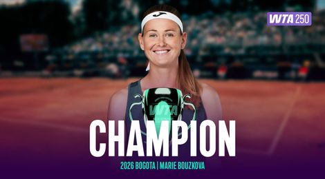 Bouzkova, Bogota 2026 Champion