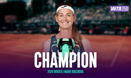 Bouzkova, Bogota 2026 Champion