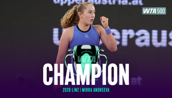 Mirra Andreeva, Linz Champ