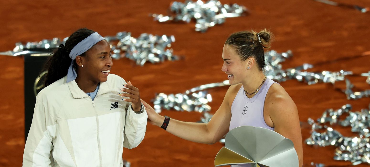 aryna sabalenka coco gauff madrid 2025