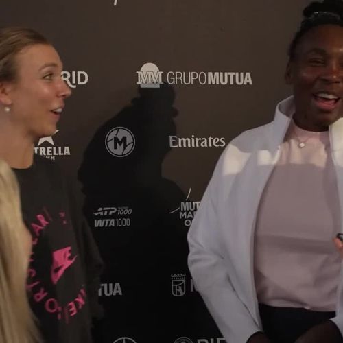 MADRID - MIXED ZONE - VENUS WILLIAMS _ KATIE BOULTER (WITH AUDIO SNIPPETS)_Digital Download_m49613