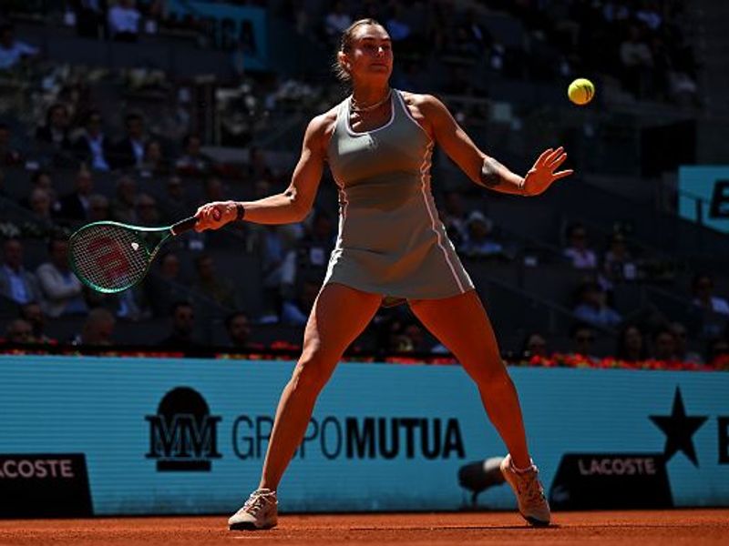 Sabalenka survives Osaka challenge from a set and a break down in Madrid