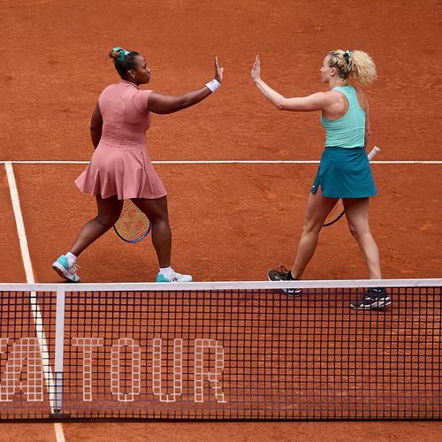 Taylor Townsend and Katerina Siniakova, Madrid 2026