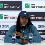 ROME - PRESS CONFERENCE - PRE-TOURNAMENT - COCO GAUFF_Digital Download_m49790