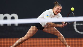 Oleksandra Oliynykova, 2026 BJK Cup (Getty)