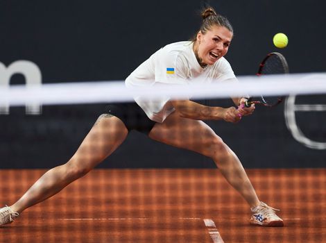 Oleksandra Oliynykova, 2026 BJK Cup (Getty)