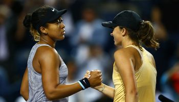Naomi Osaka and Iga Swiatek, Toronto 2019