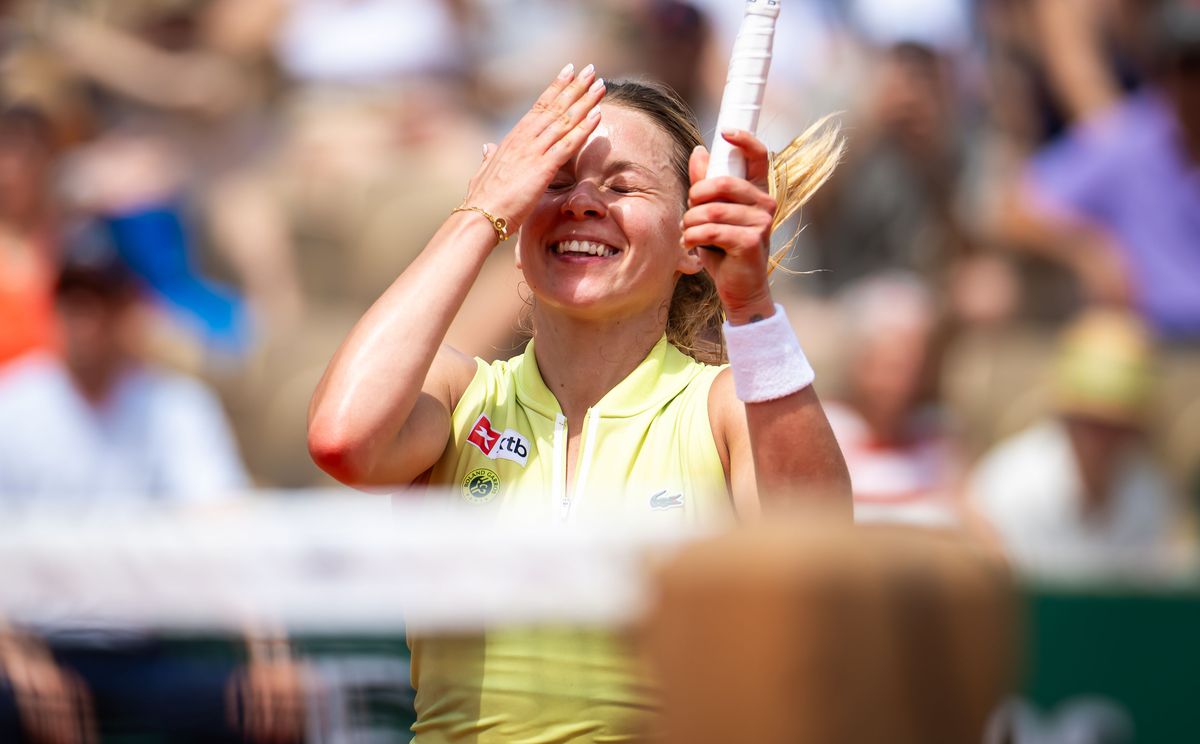 Maja Chwalinska at Roland Garros