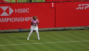 Live practice: Check out Serena Williams training ahead of her return to tennis