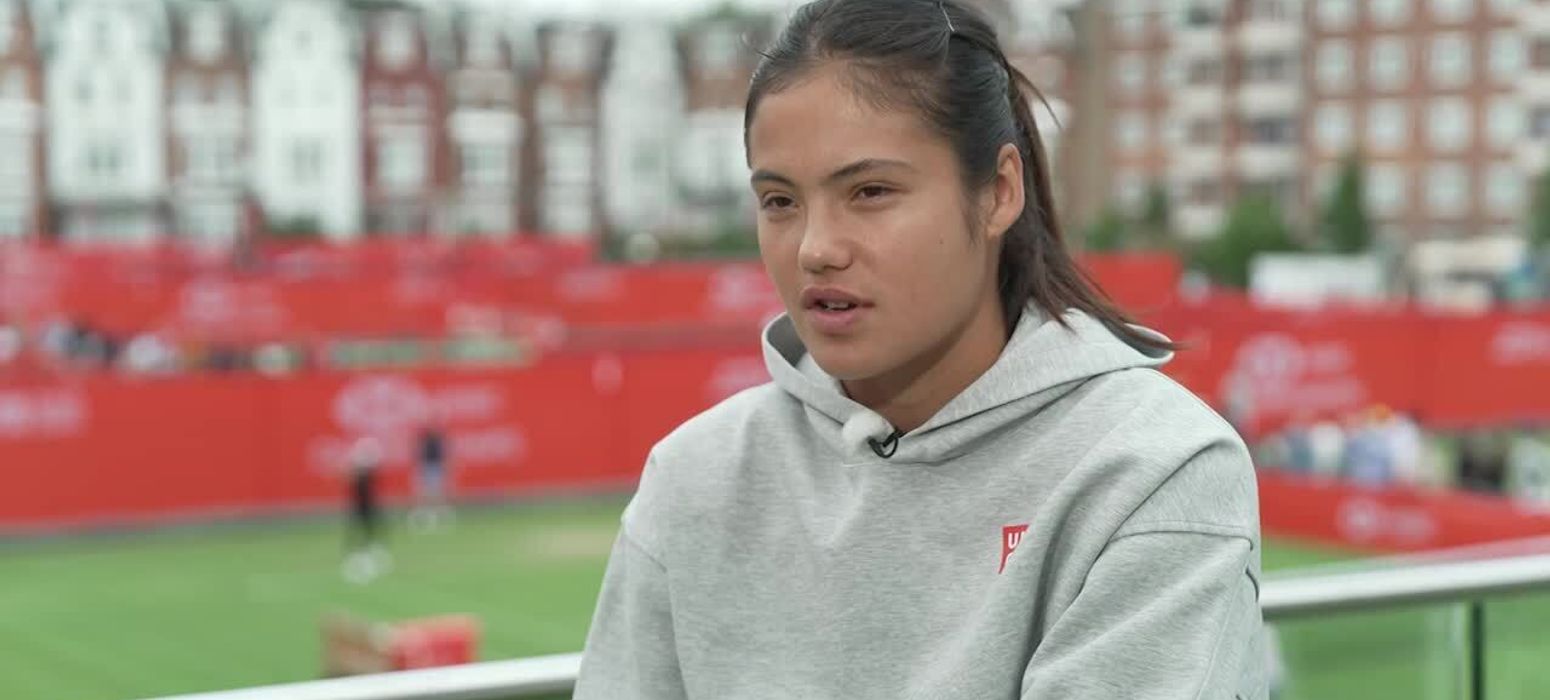 Locked in on the process: Emma Raducanu readies for Queen's Club 