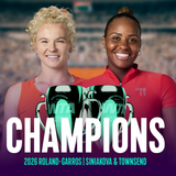 Katerina Siniakova and Taylor Townsend, Roland Garros champs 2026