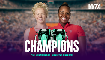 Katerina Siniakova and Taylor Townsend, Roland Garros champs 2026