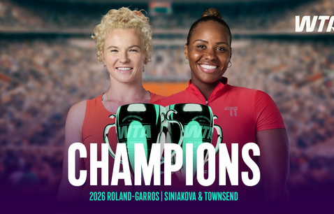 Katerina Siniakova and Taylor Townsend, Roland Garros champs 2026