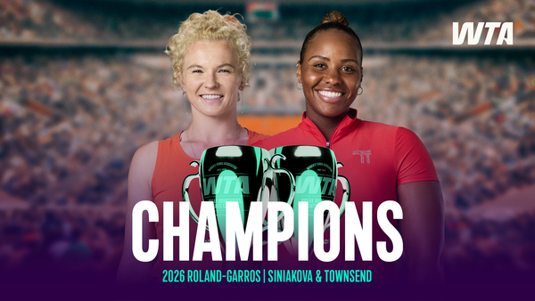 Katerina Siniakova and Taylor Townsend, Roland Garros champs 2026