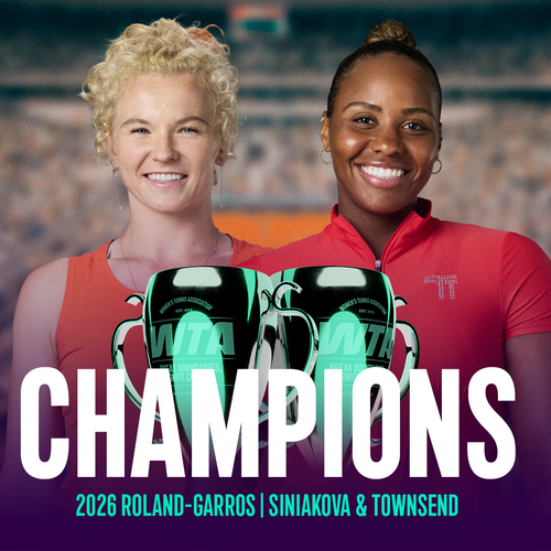 Katerina Siniakova and Taylor Townsend, Roland Garros champs 2026