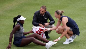 Karolina Pliskova and Victoria Mboko, Queen's 2026