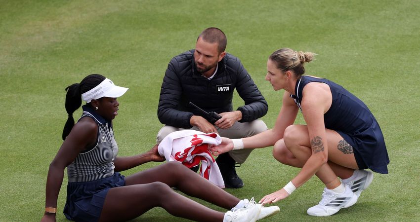 Karolina Pliskova and Victoria Mboko, Queen's 2026