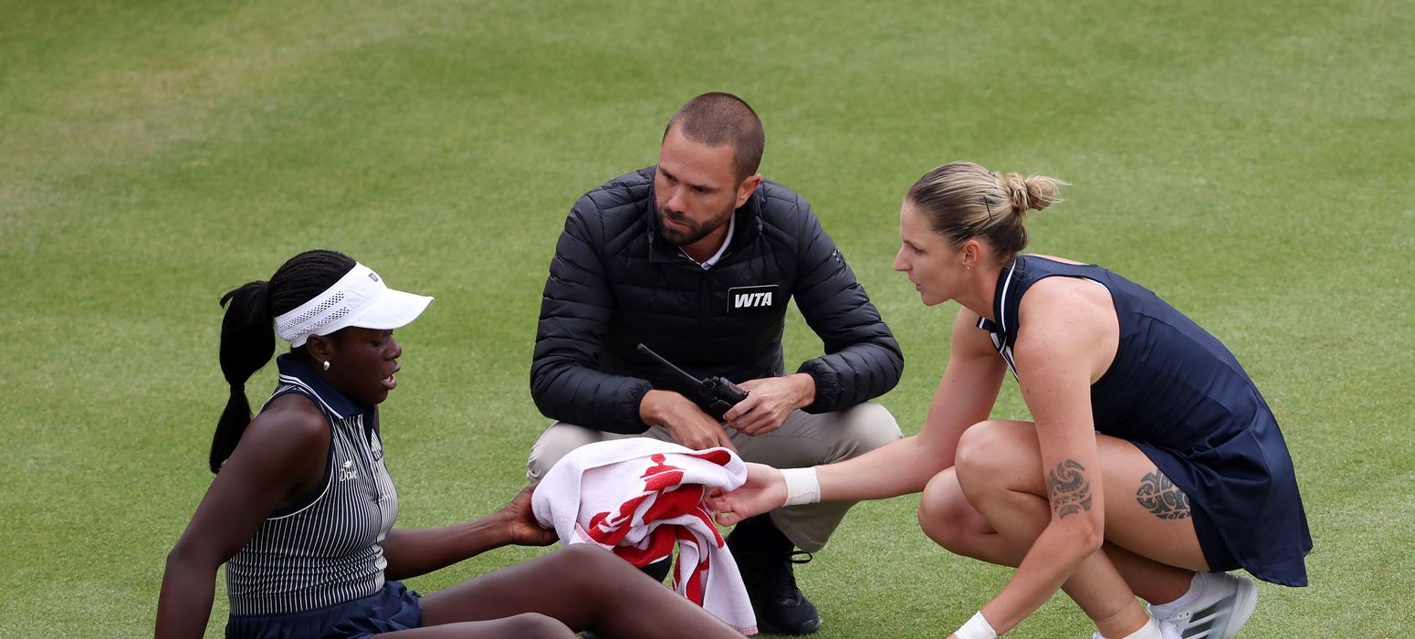 Karolina Pliskova and Victoria Mboko, Queen's 2026