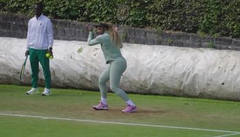 Watch now: Serena Williams kicks off high-intensity Berlin practice