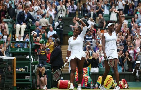 Venus Williams and Serena Williams, Wimbledon 2016