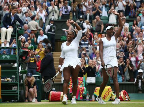 Venus Williams and Serena Williams, Wimbledon 2016