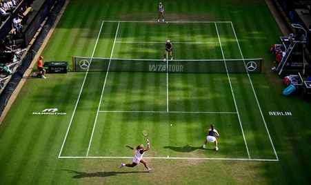 Giuliana Olmos, Erin Routliffe, Karolina Muchova, Serena Williams - Berlin 2026