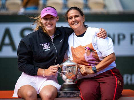 mirra andreeva conchita martinez roland garros 2026