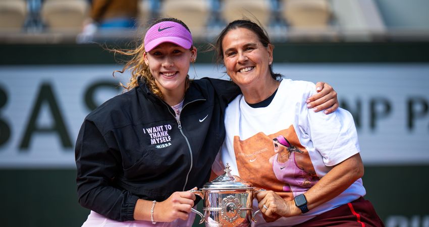 mirra andreeva conchita martinez roland garros 2026