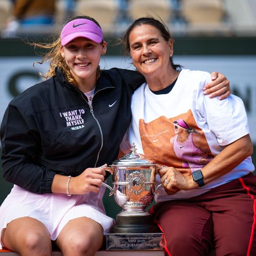 mirra andreeva conchita martinez roland garros 2026