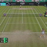 Golubic gets by Li in three sets to reach second grass-court semifinal