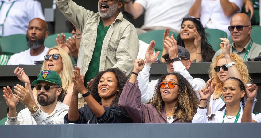 naomi osaka taylor townsend box wimbledon 2026