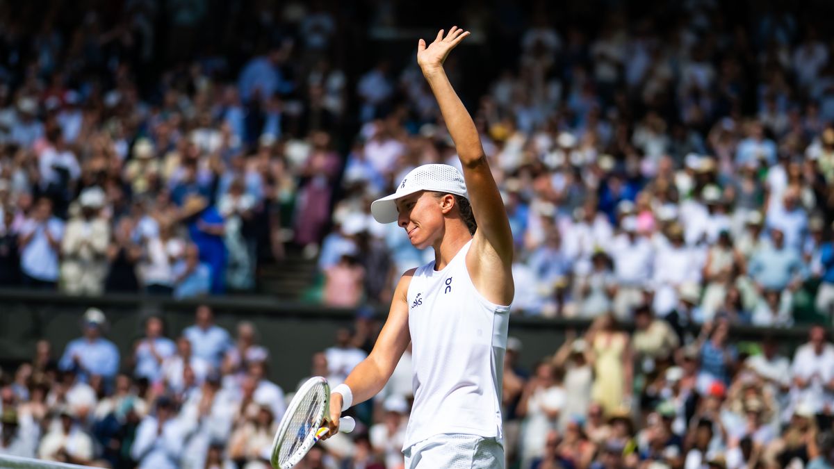 Iga Świątek podczas Wimbledonu 2026