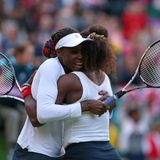 Venus and Serena beat Andrea Hlavackova and Lucie Hradecka in the final to win their fifth Wimbledon title.