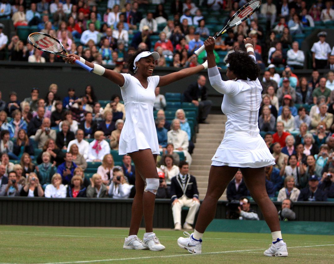 Venus and Serena didn't drop a set en route to their third Wimbledon title.