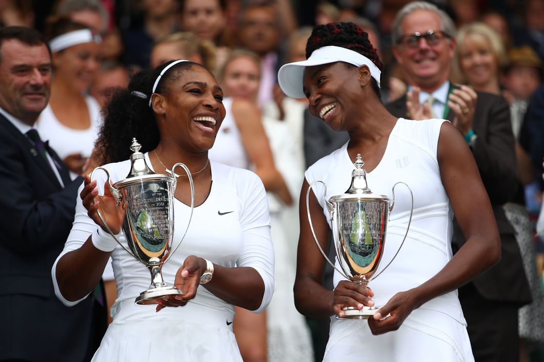 Serena and Venus won their sixth and final Wimbledon title in 2016, improving to 14-0 in Grand Slam finals.