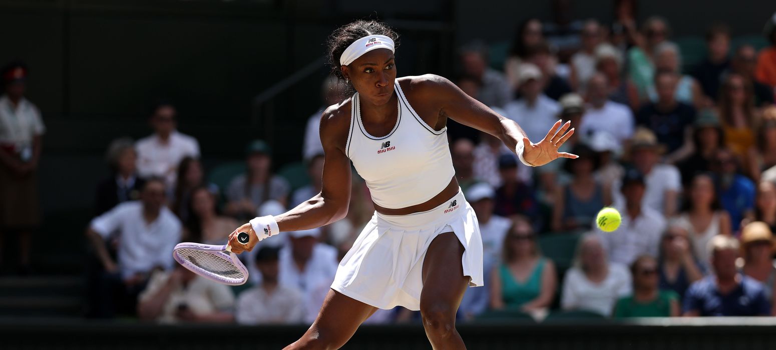Coco Gauff, 2026 Wimbledon QF (GEtty)