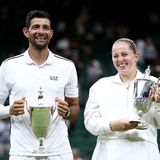 Jelena Ostapenko and Marcelo Arevalo, Wimbledon 2026