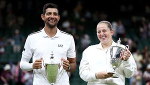 Jelena Ostapenko and Marcelo Arevalo, Wimbledon 2026