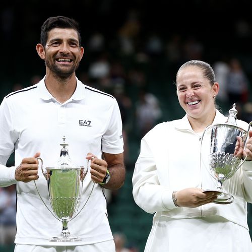 Jelena Ostapenko and Marcelo Arevalo, Wimbledon 2026