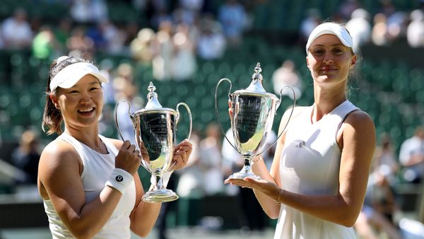 Guo Hanyu and Kristina Mladenovic, Wimbledon 2026