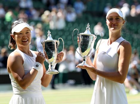 Guo Hanyu and Kristina Mladenovic, Wimbledon 2026
