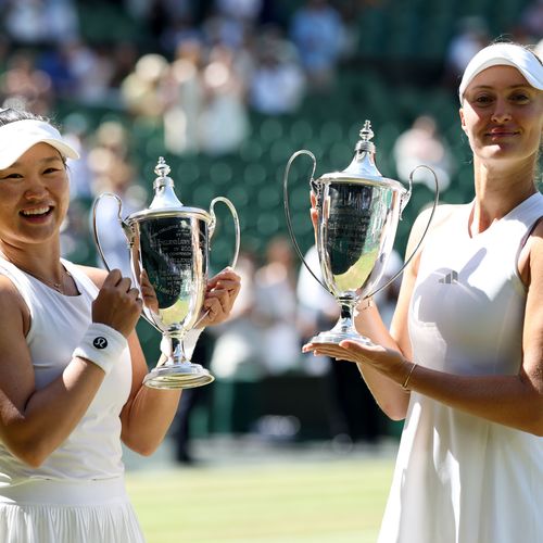 Guo Hanyu and Kristina Mladenovic, Wimbledon 2026