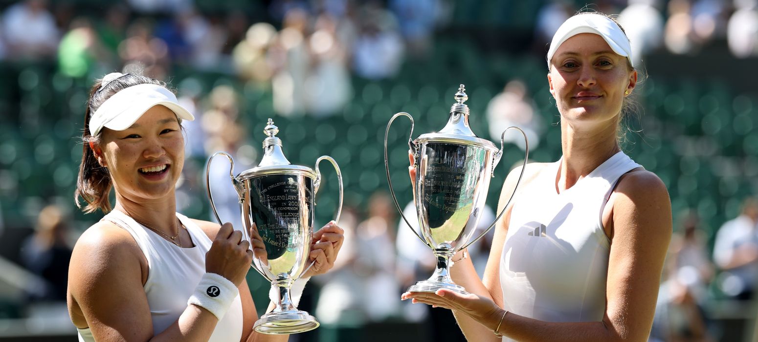 Guo Hanyu and Kristina Mladenovic, Wimbledon 2026