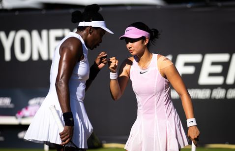 Venus Williams and Alexandra Eala, Bad Homburg 2026