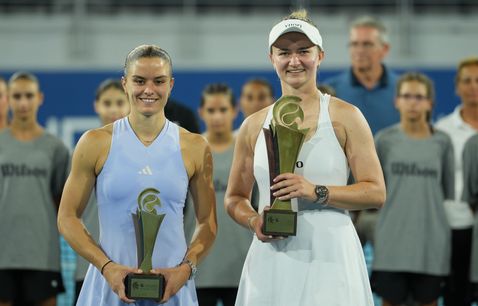 Maria Sakkari and Barbora Krejcikova, Athens 2026