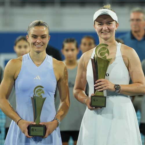 Maria Sakkari and Barbora Krejcikova, Athens 2026